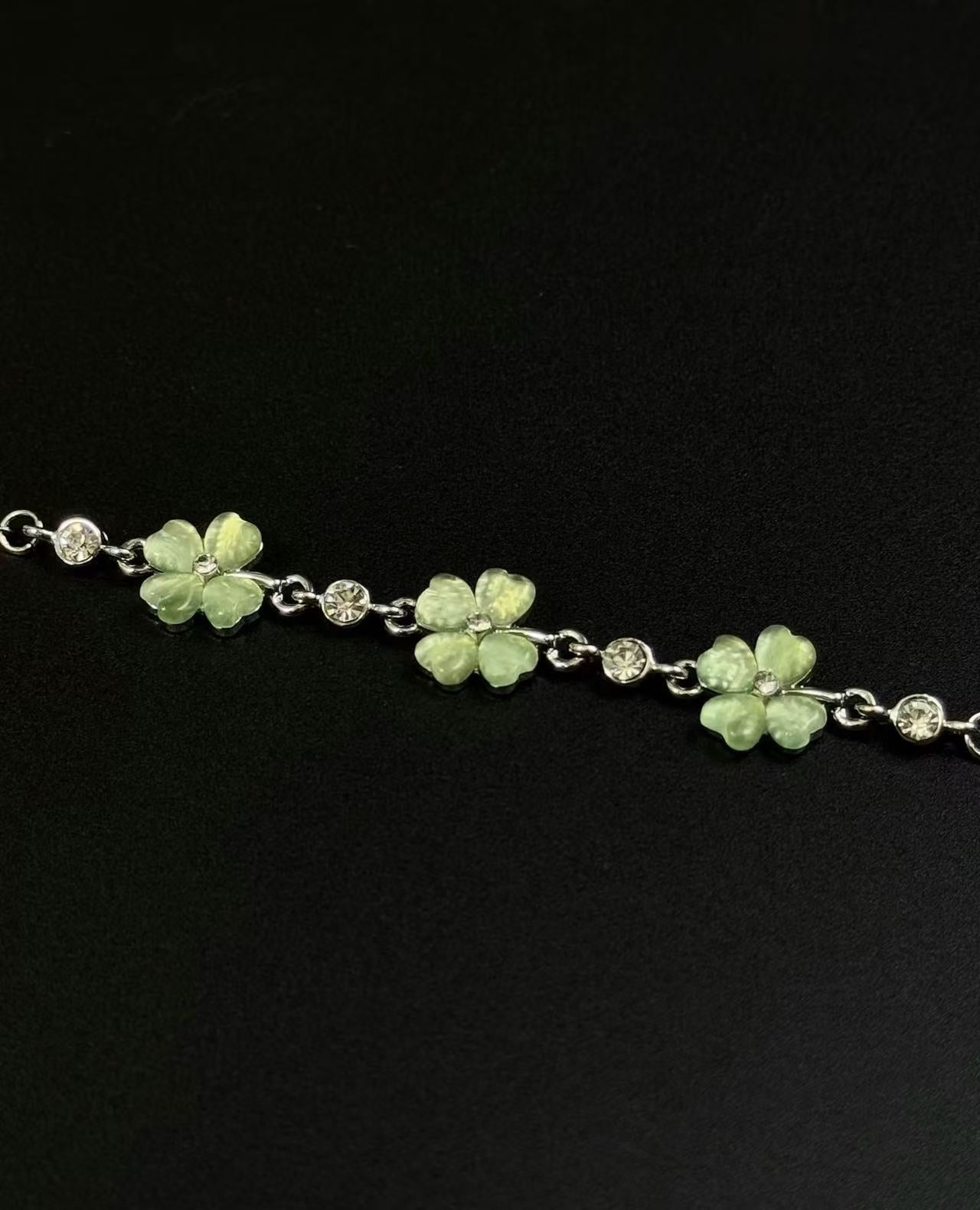 「Four-leaf clover」猫眼四叶草|手链