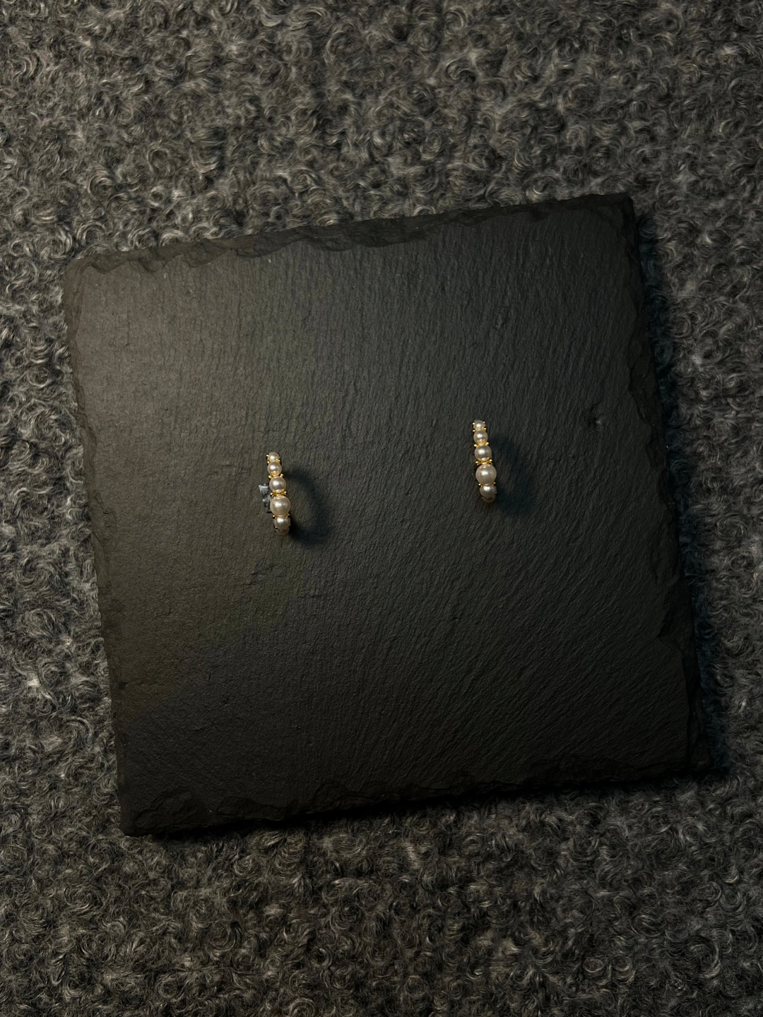 Pearl Mini Huggie Earrings