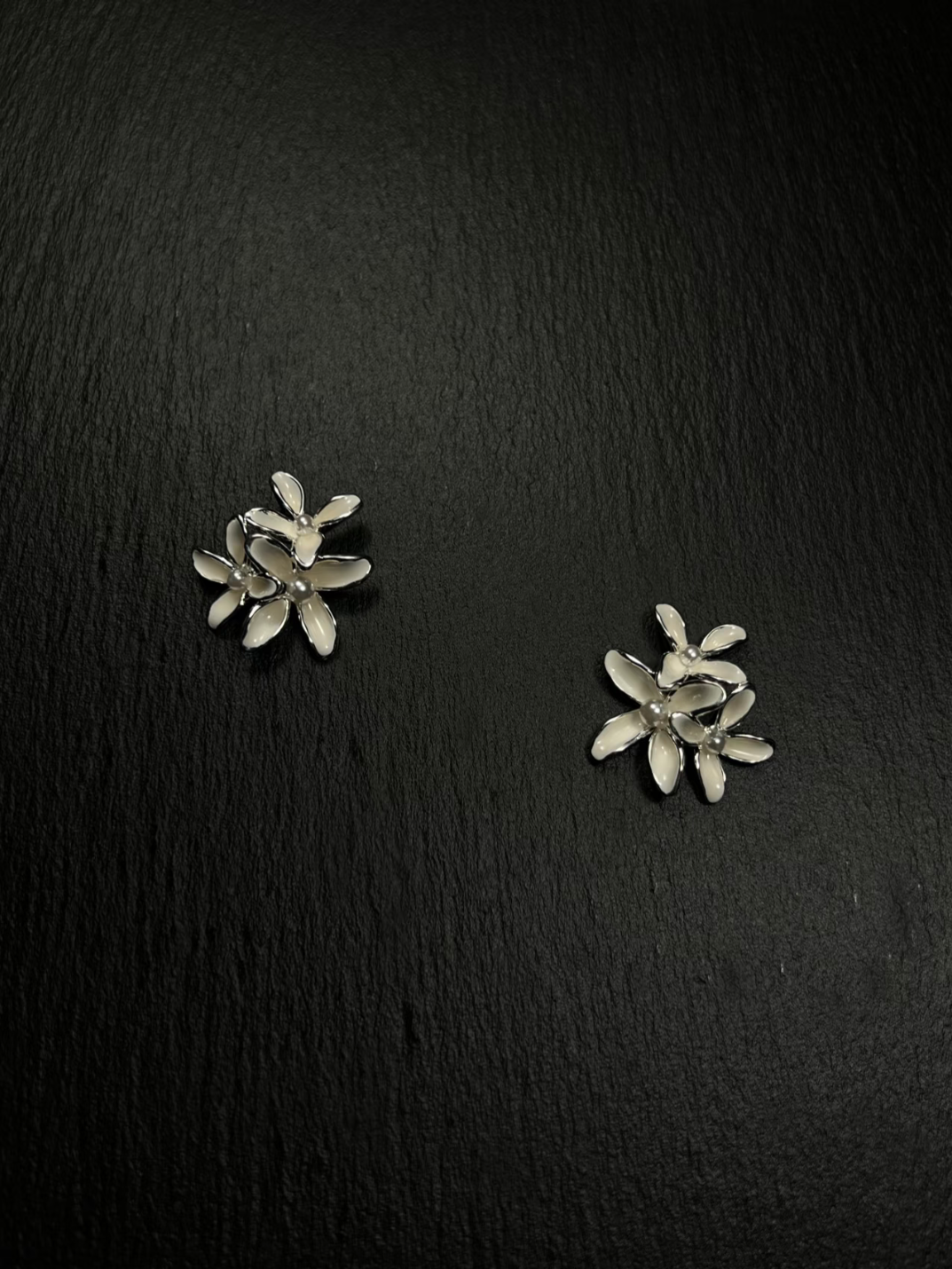 Flower - cluster Stud Earrings