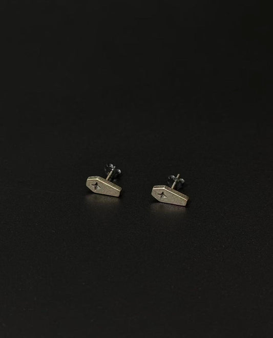 「Cercueil」棺木｜925银耳钉