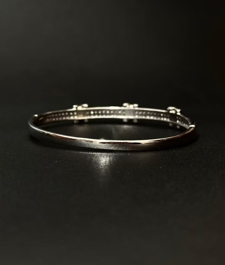 "Diamant complet" Full Diamond Crossover | Bracelet