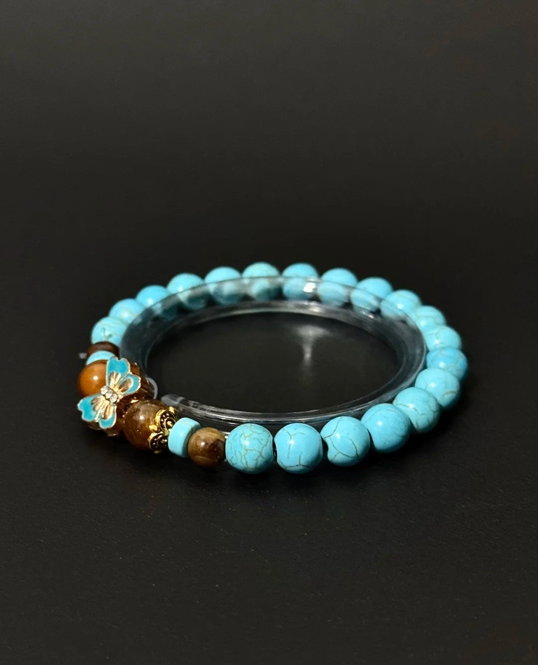 New Vintage 手链「Green stone」