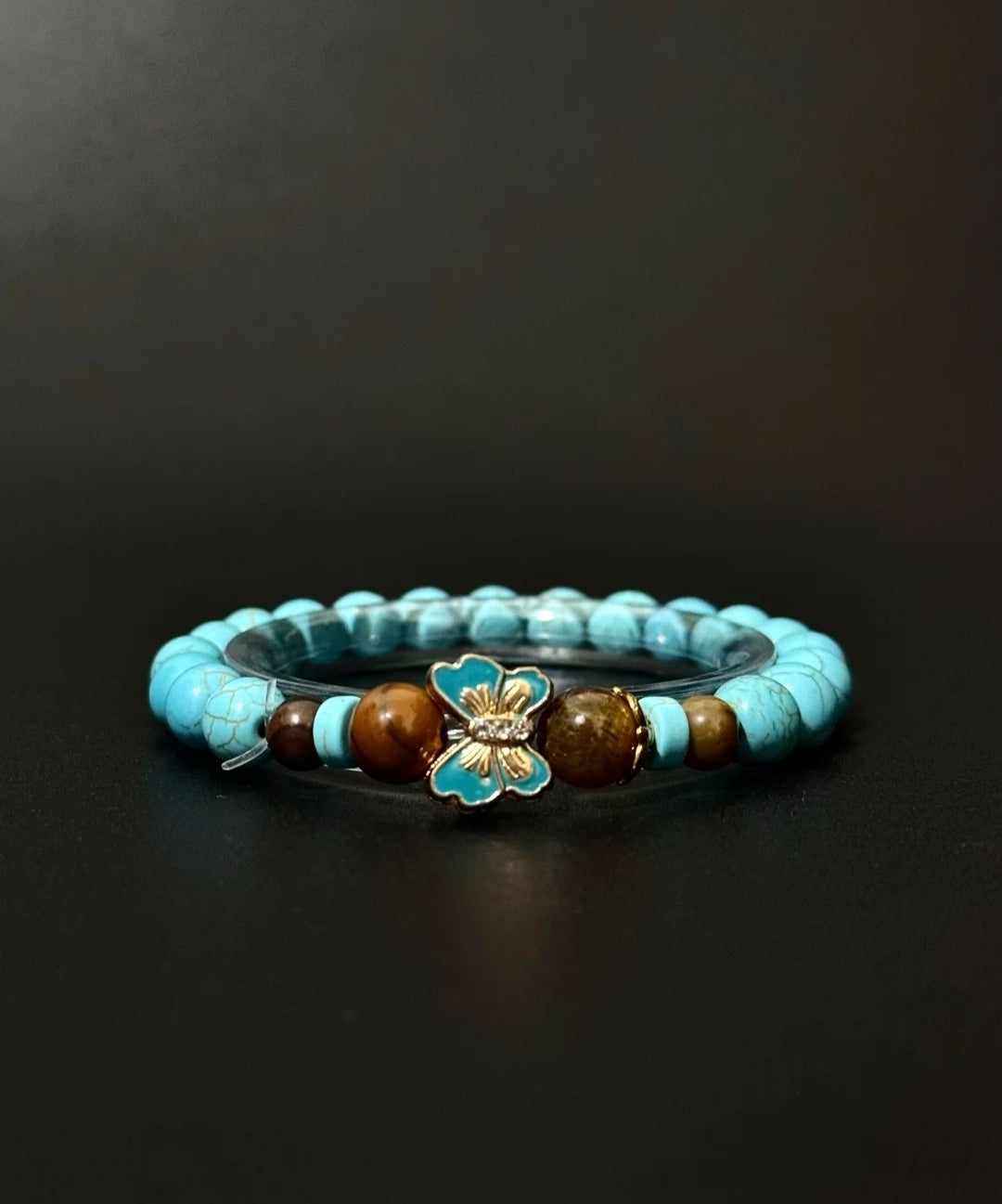New Vintage 手链「Green stone」