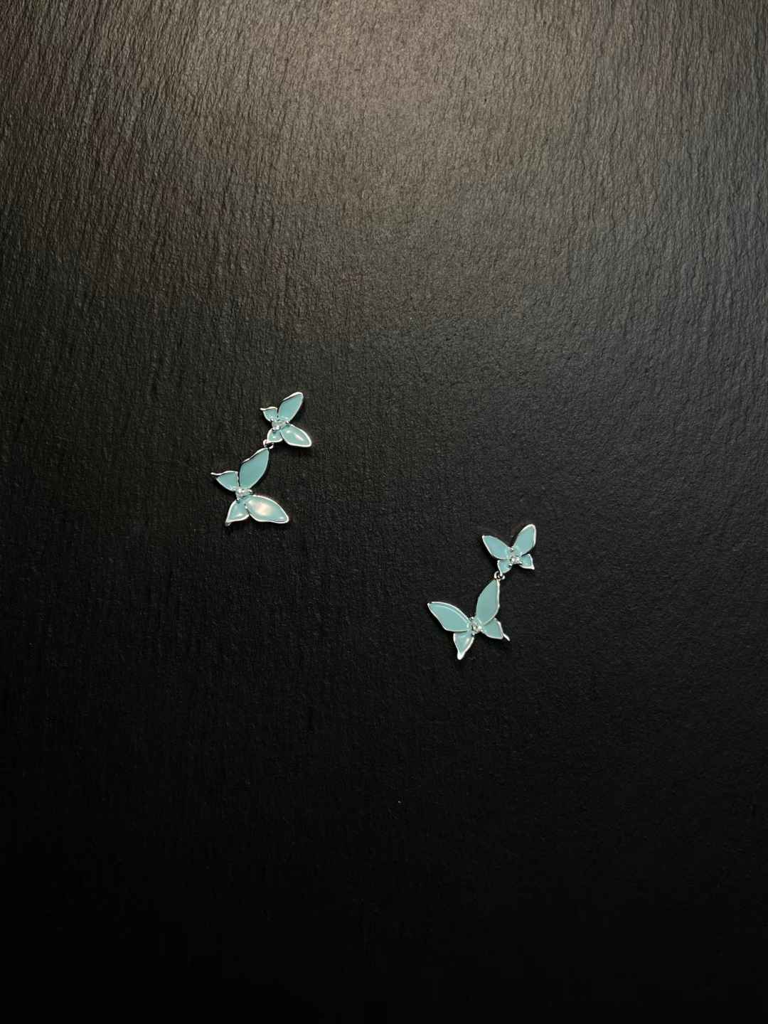 AvoStudio 中古耳饰 Butterfly 蝶梦蓝屿 Vintage