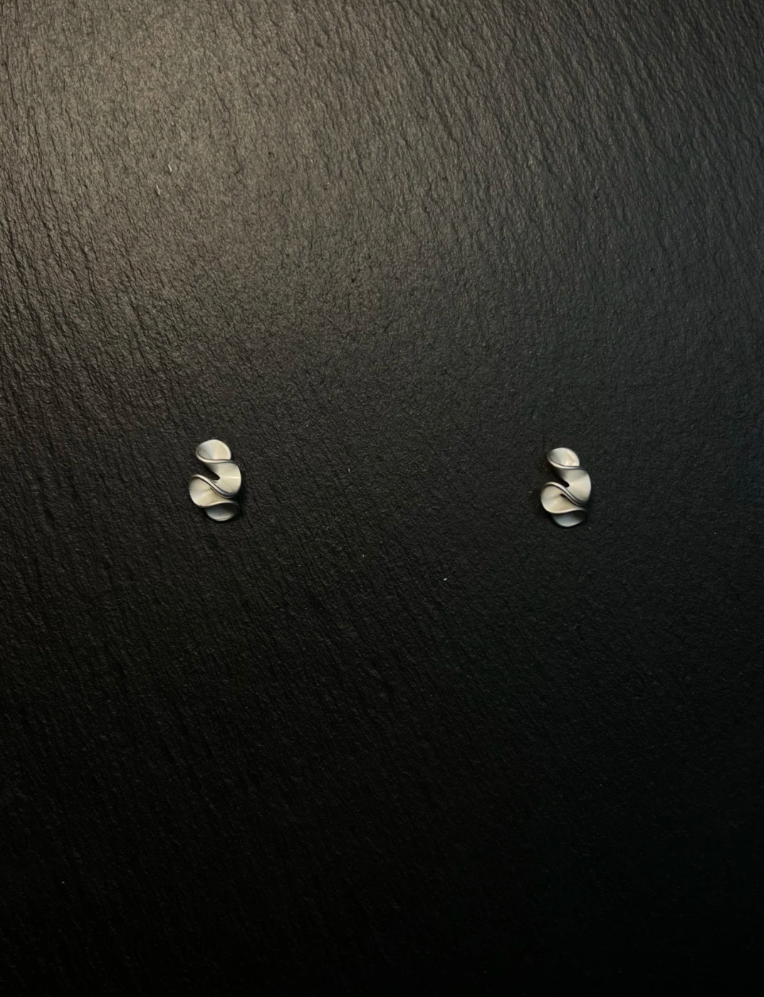Silver Spiral Ear Clips