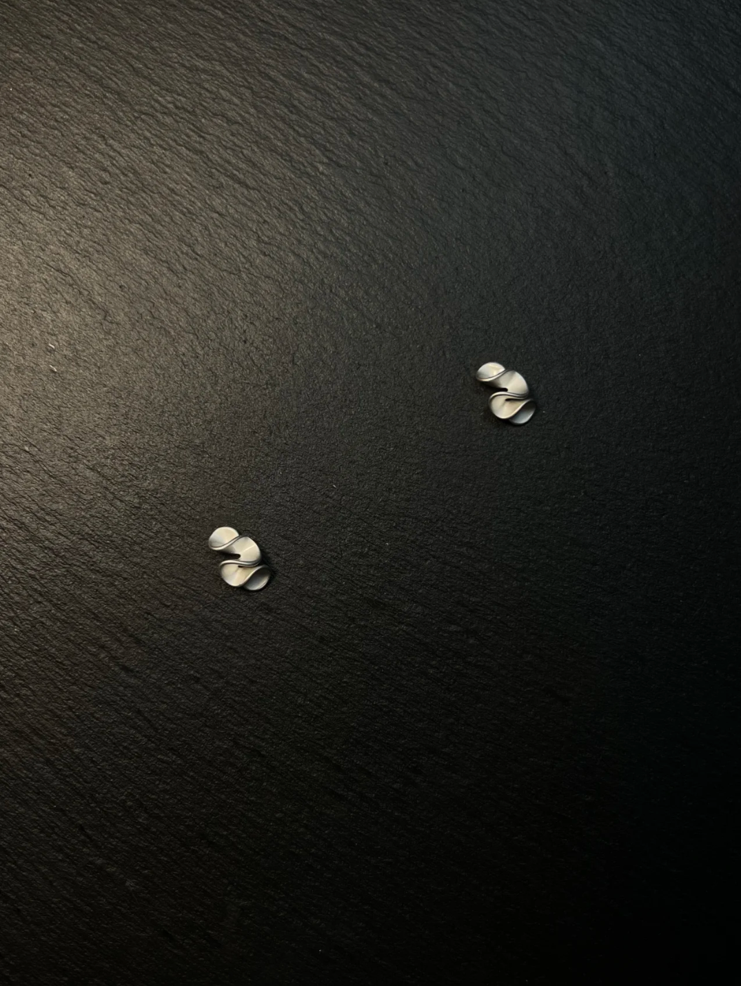 Silver Spiral Ear Clips