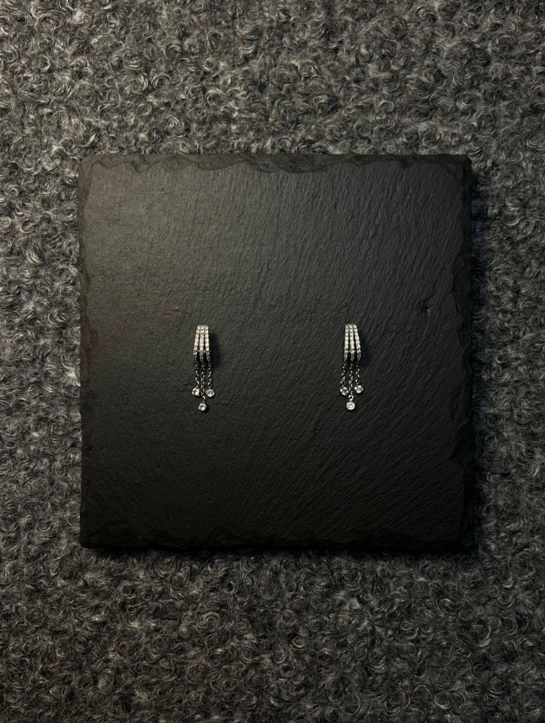 Diamond - Chain Tassel Ear Cuffs