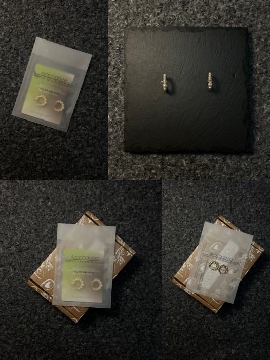 Pearl Mini Huggie Earrings