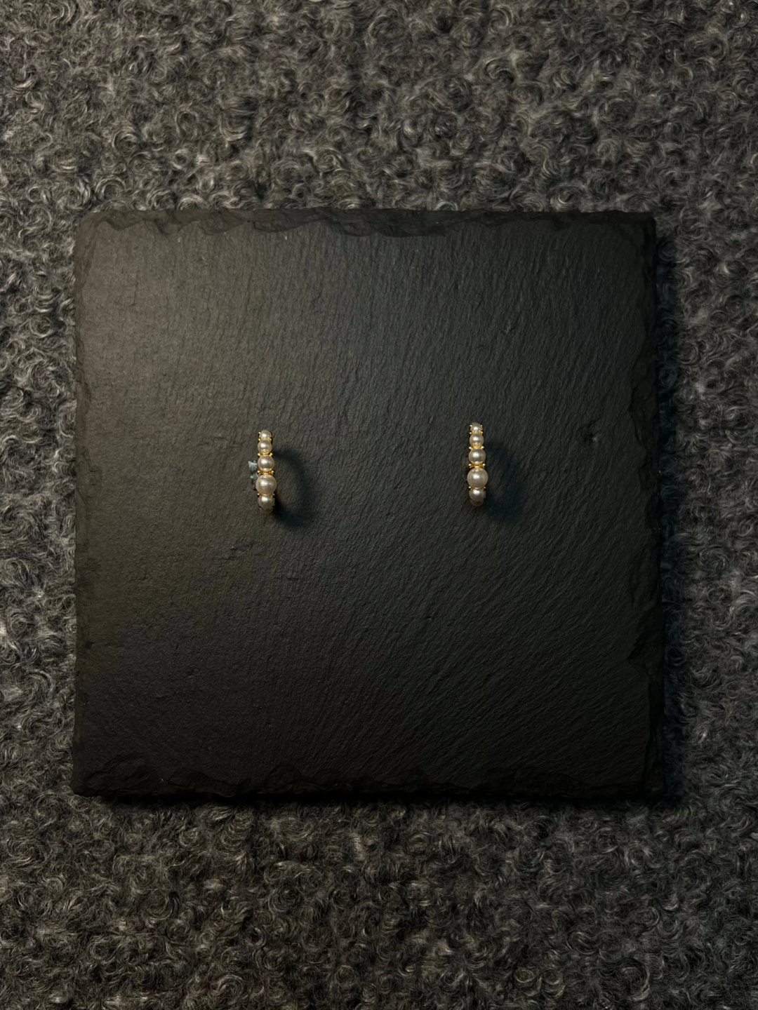 Pearl Mini Huggie Earrings