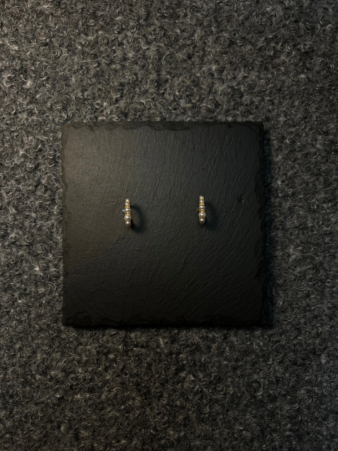 Pearl Mini Huggie Earrings