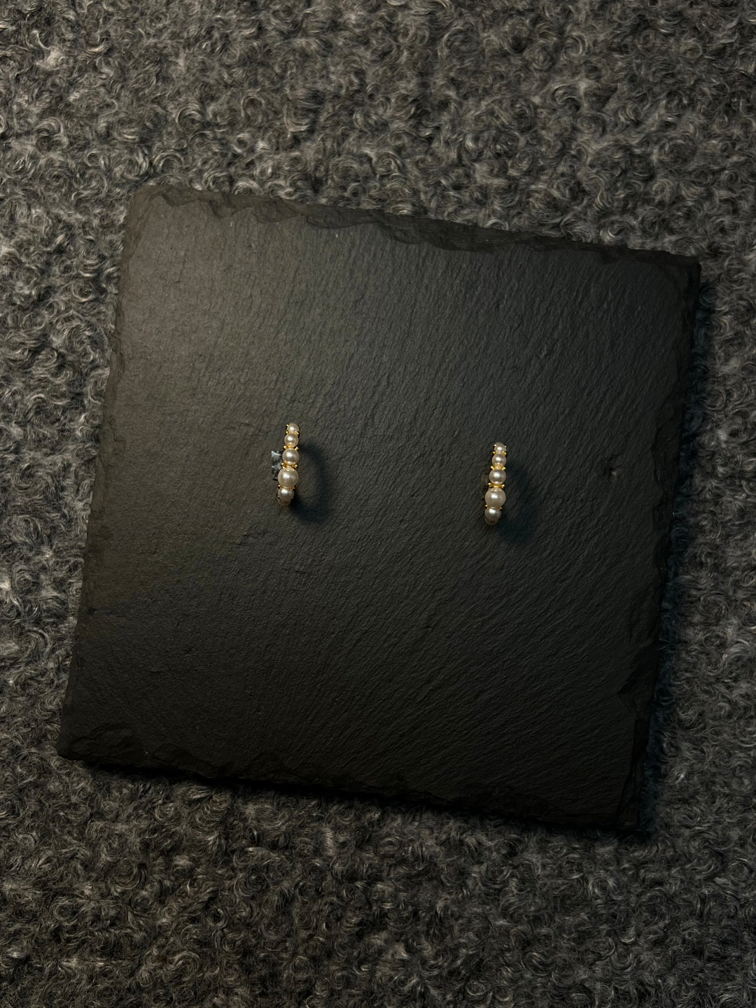 Pearl Mini Huggie Earrings
